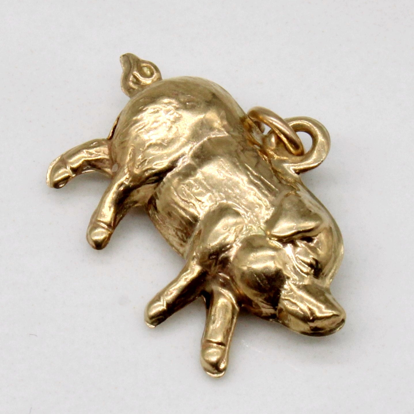 9k Yellow Gold Pig Charm