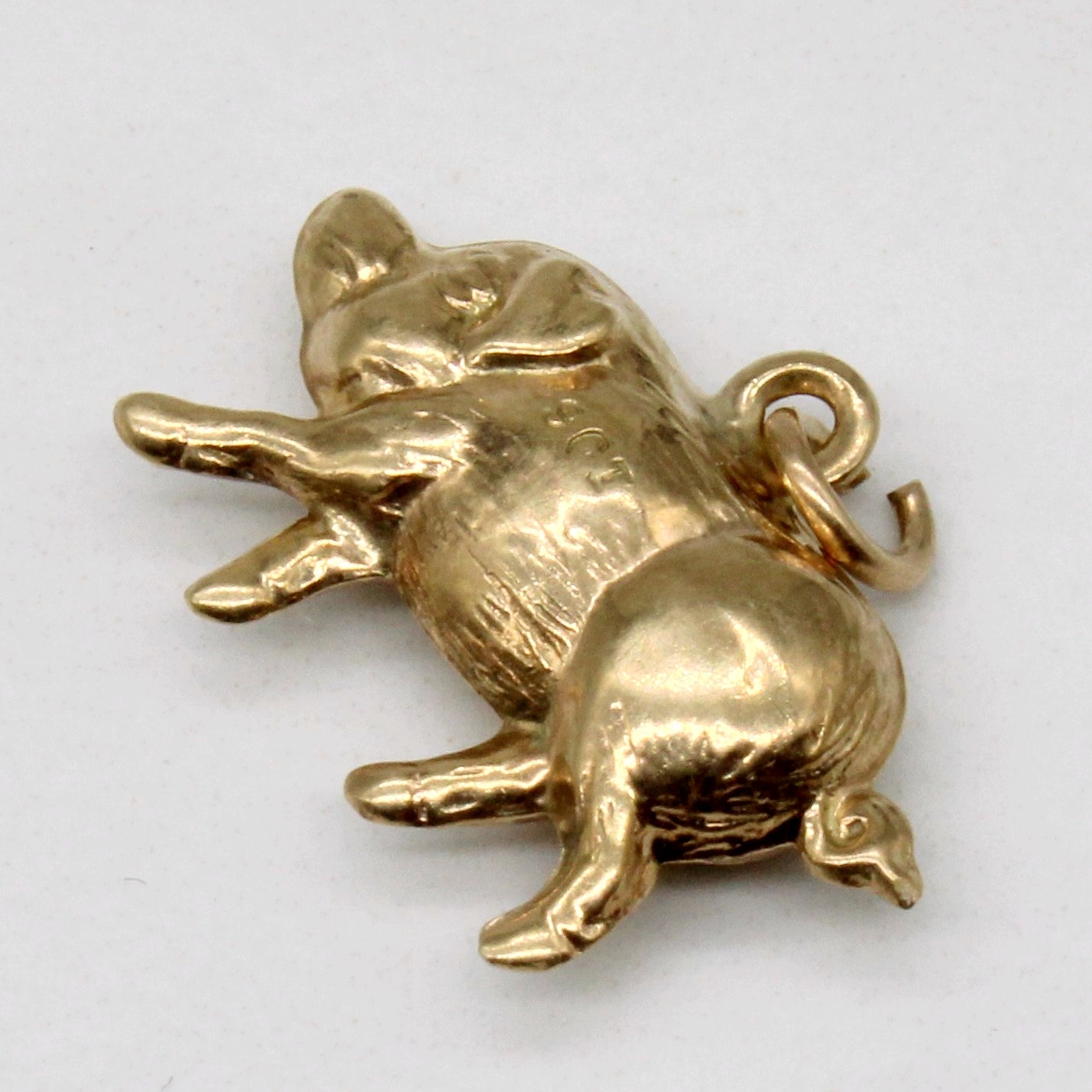 9k Yellow Gold Pig Charm