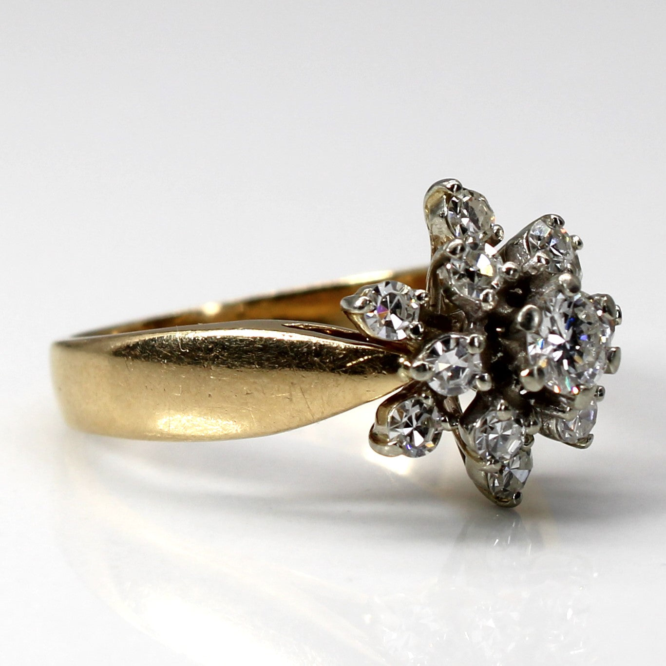 Cluster Set Diamond Ring | 0.56ctw | SZ 6 |