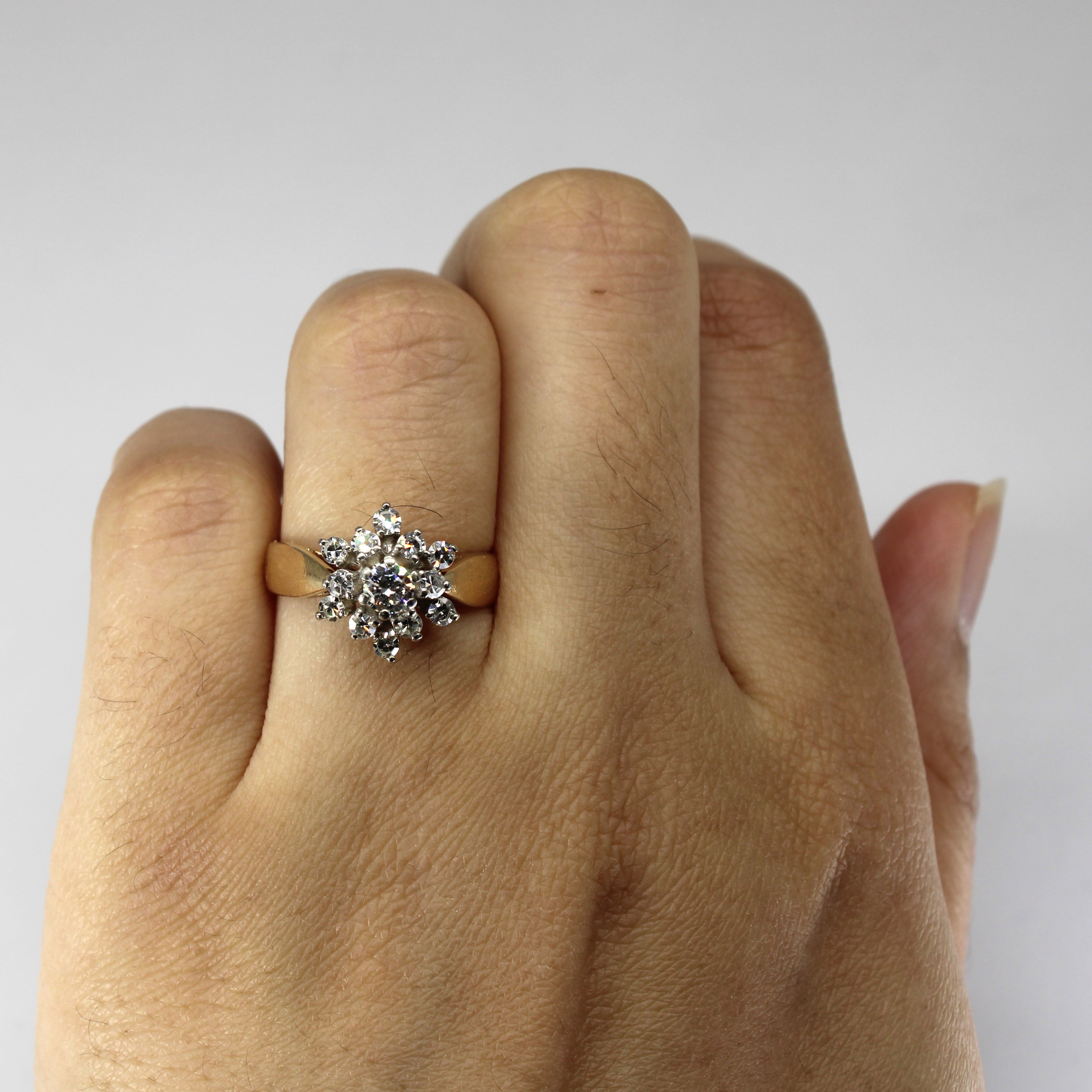 Cluster Set Diamond Ring | 0.56ctw | SZ 6 |