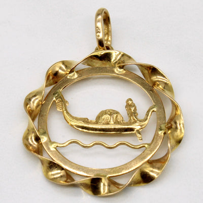 18k Yellow Gold Pendant