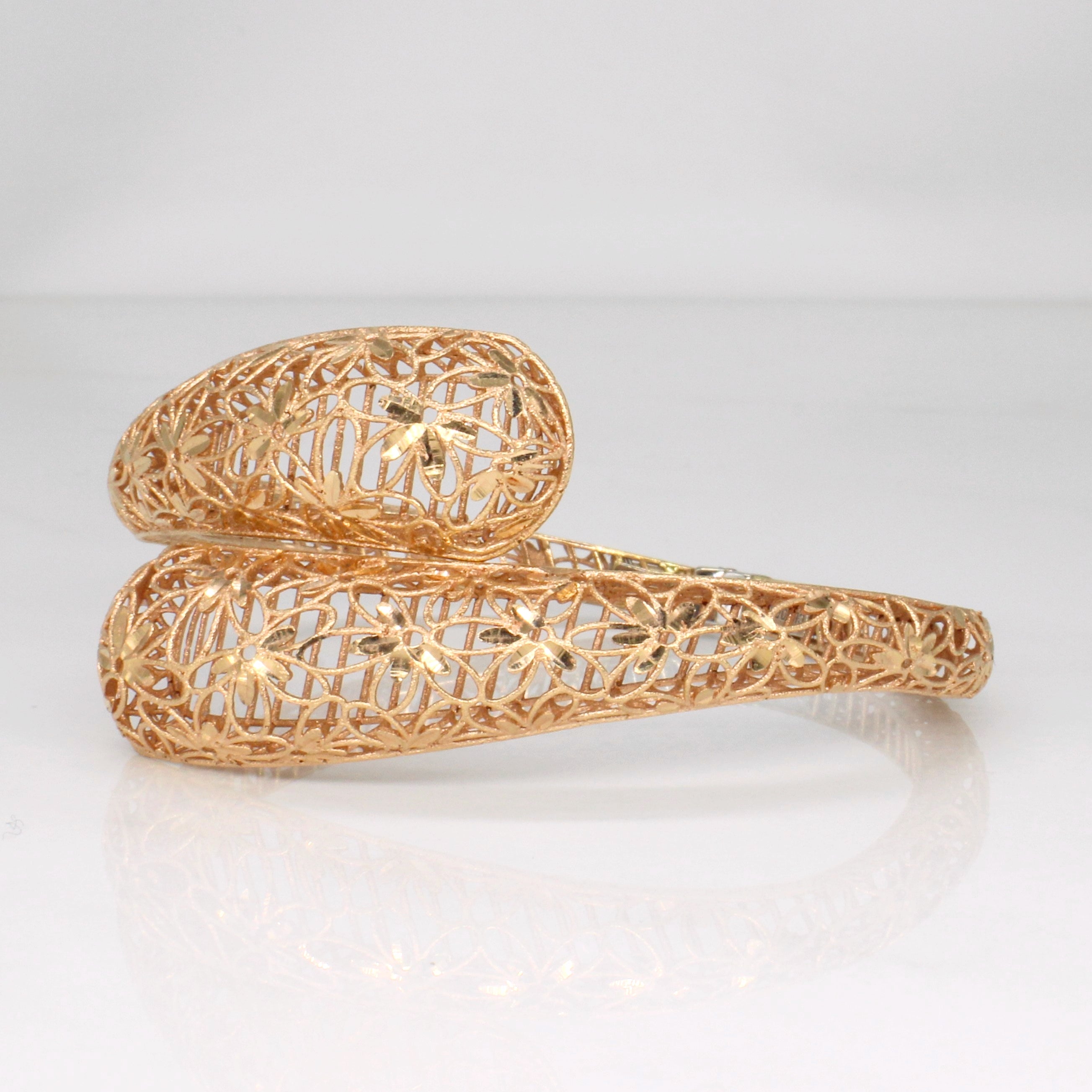 18k Yellow Gold Lattice Bracelet | 7.5" |