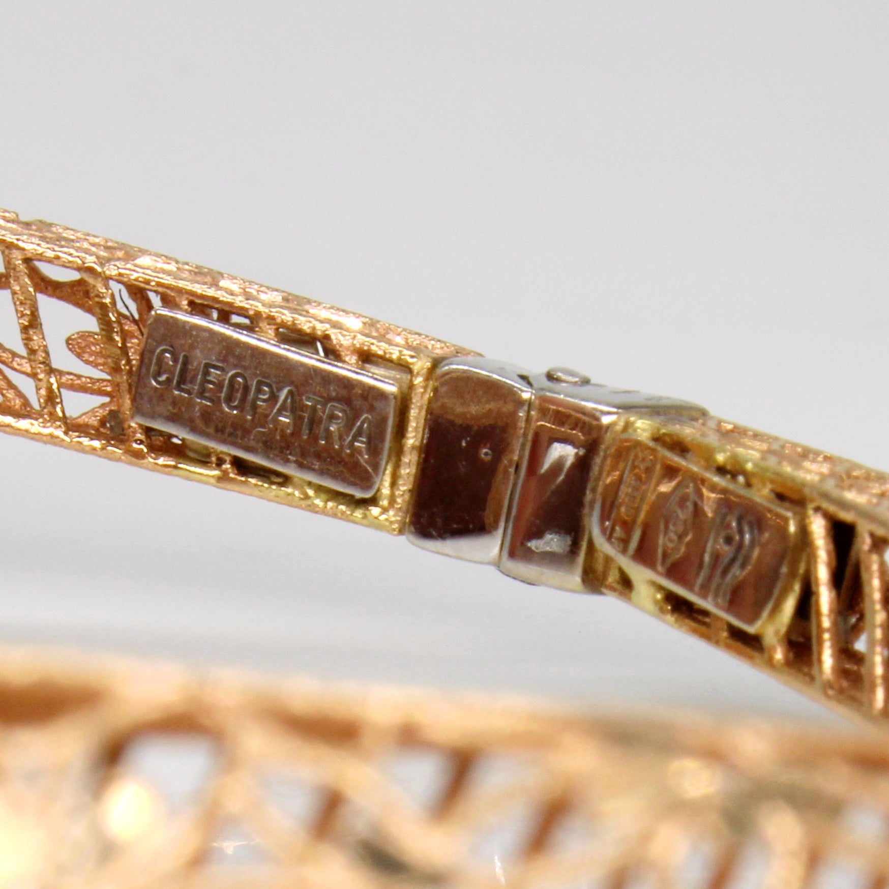 18k Yellow Gold Lattice Bracelet | 7.5" |