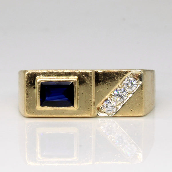 Sapphire & Diamond Ring | 0.53ct, 0.12ctw | SZ 10.25 |