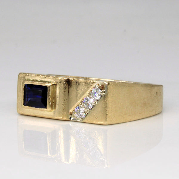 Sapphire & Diamond Ring | 0.53ct, 0.12ctw | SZ 10.25 |