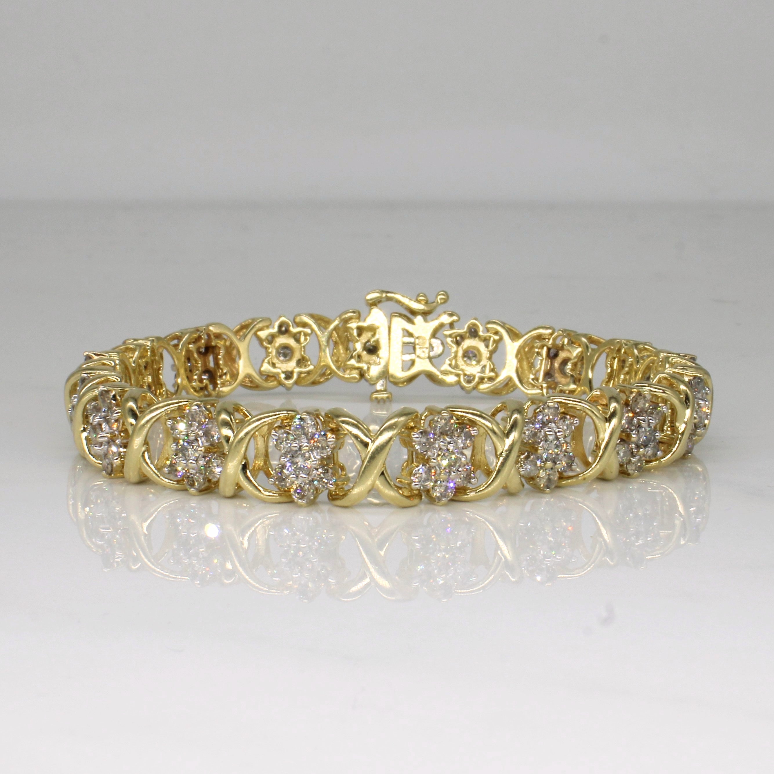 Diamond Bracelet | 2.50ctw | 7.5" |