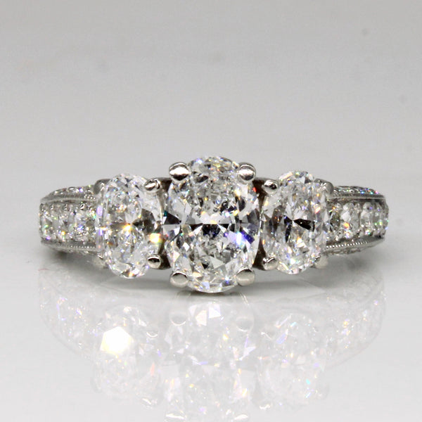 Diamond Engagement Ring | 2.25ctw | SZ 6.75 |