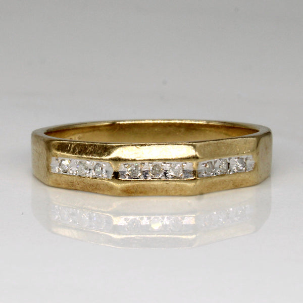 Flush Set Diamond Ring | 0.05ctw | SZ 9.25 |