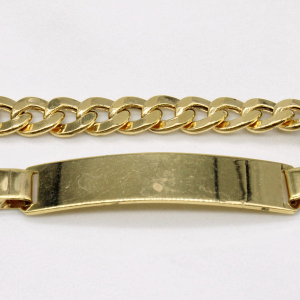 14k Yellow Gold Bracelet | 7.25