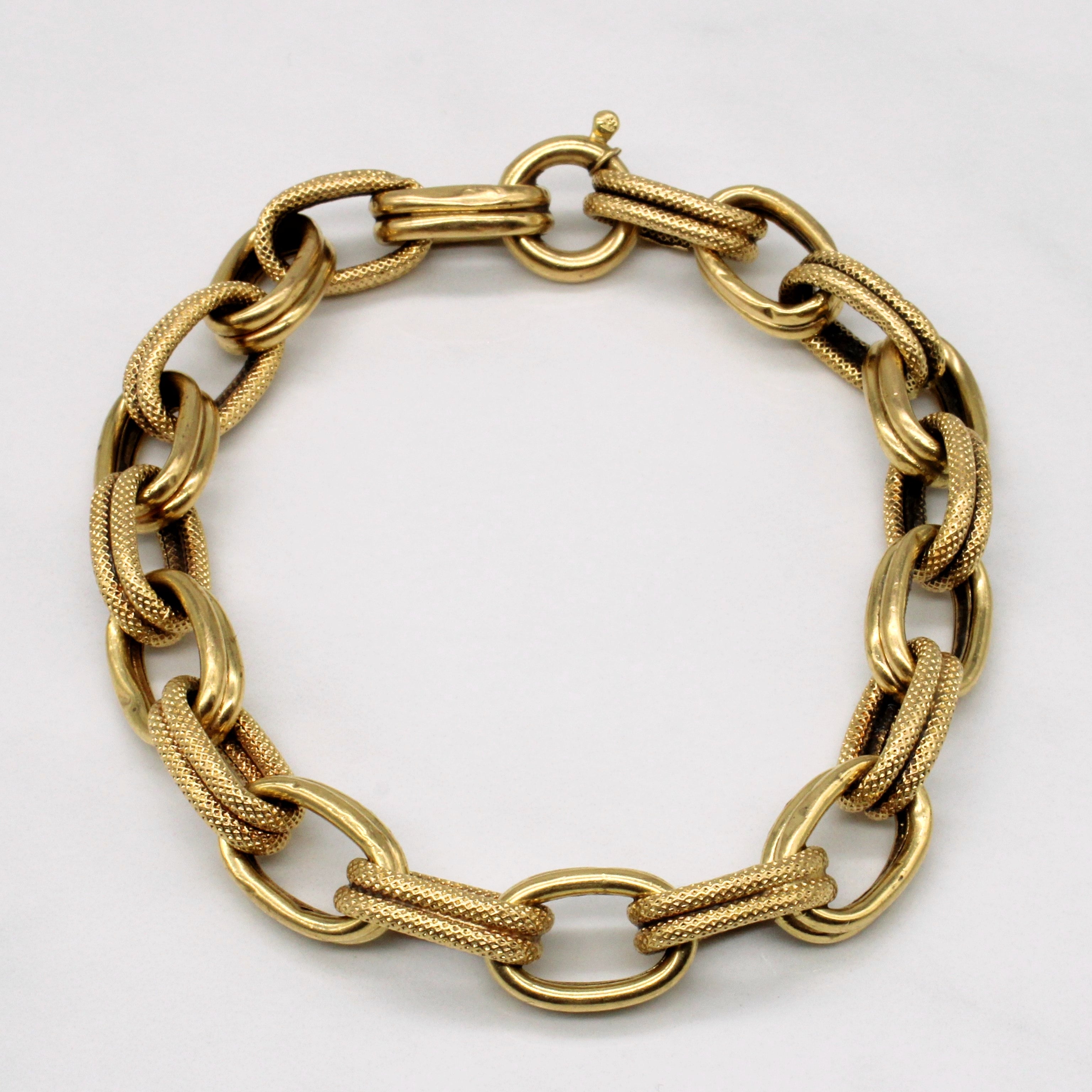 18k Yellow Gold Bracelet | 9" |