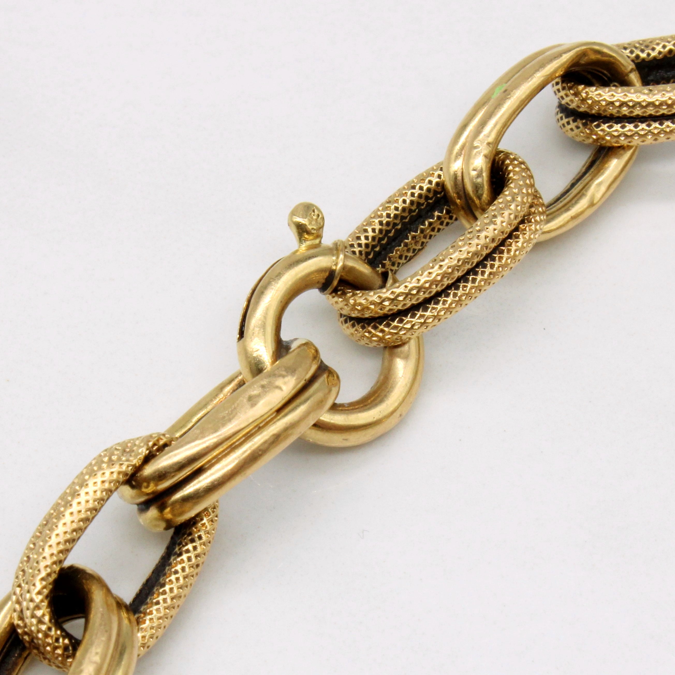 18k Yellow Gold Bracelet | 9" |