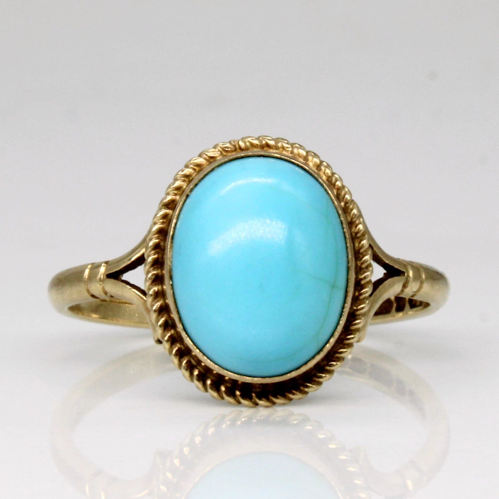 Birmingham 1979 Turquoise Ring | 2.55ct | SZ 6.5 |