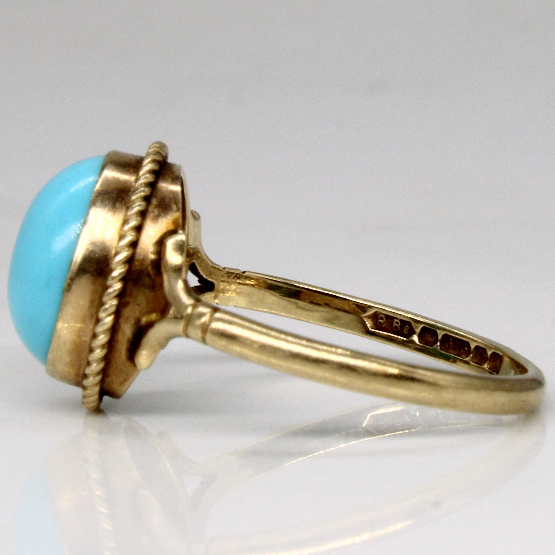Birmingham 1979 Turquoise Ring | 2.55ct | SZ 6.5 |