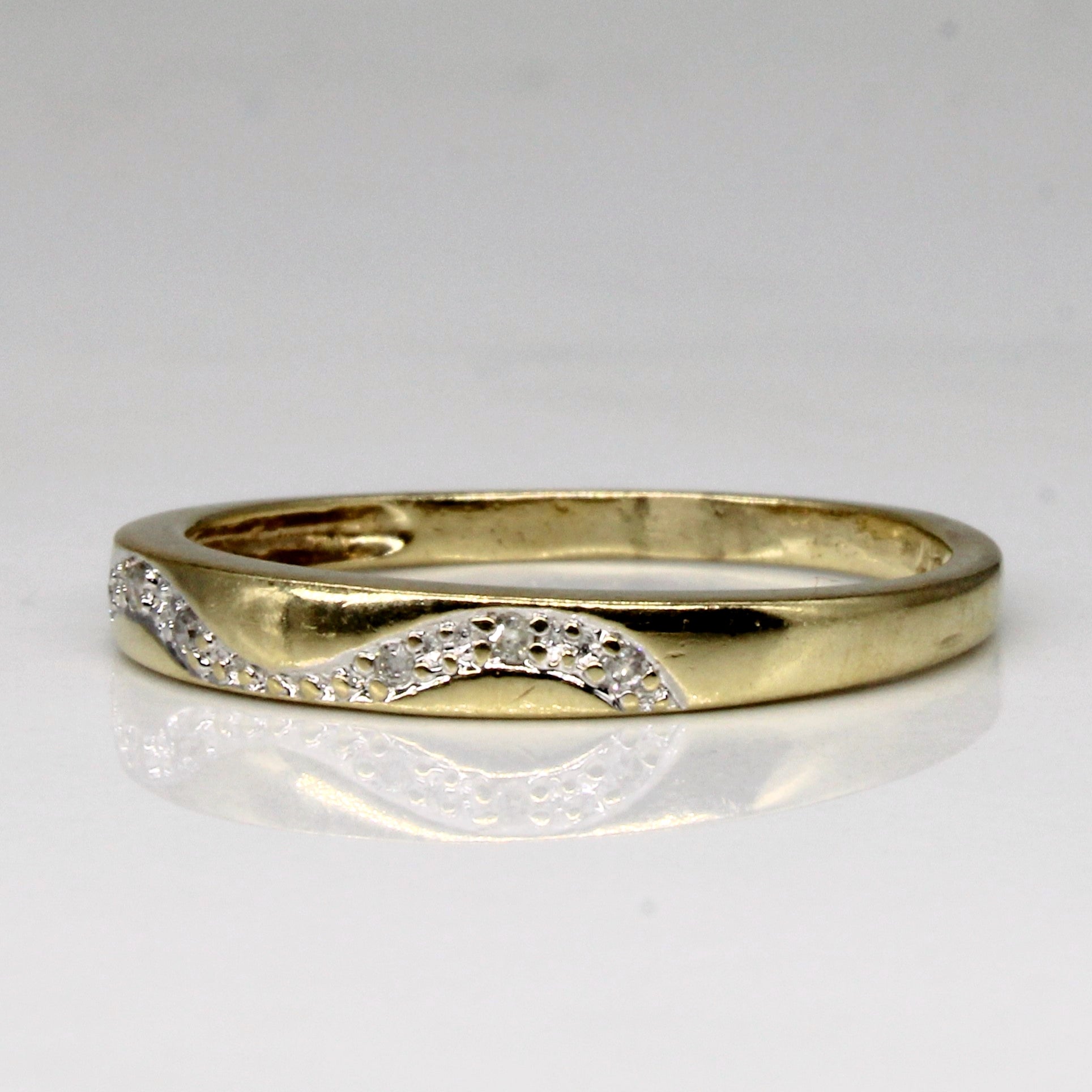 Bague en diamant | 0,03 ct | Taille 7,75 | 