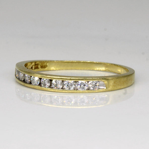 'Birks' Channel Set Diamond Ring | 0.18ctw | SZ 6.25 |
