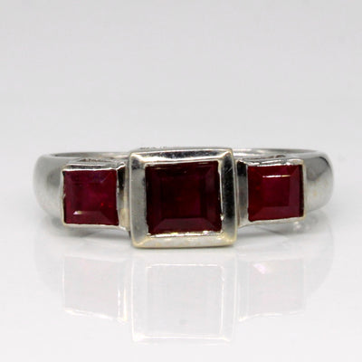 Synthetic Ruby Ring | 0.90ctw | SZ 5 |