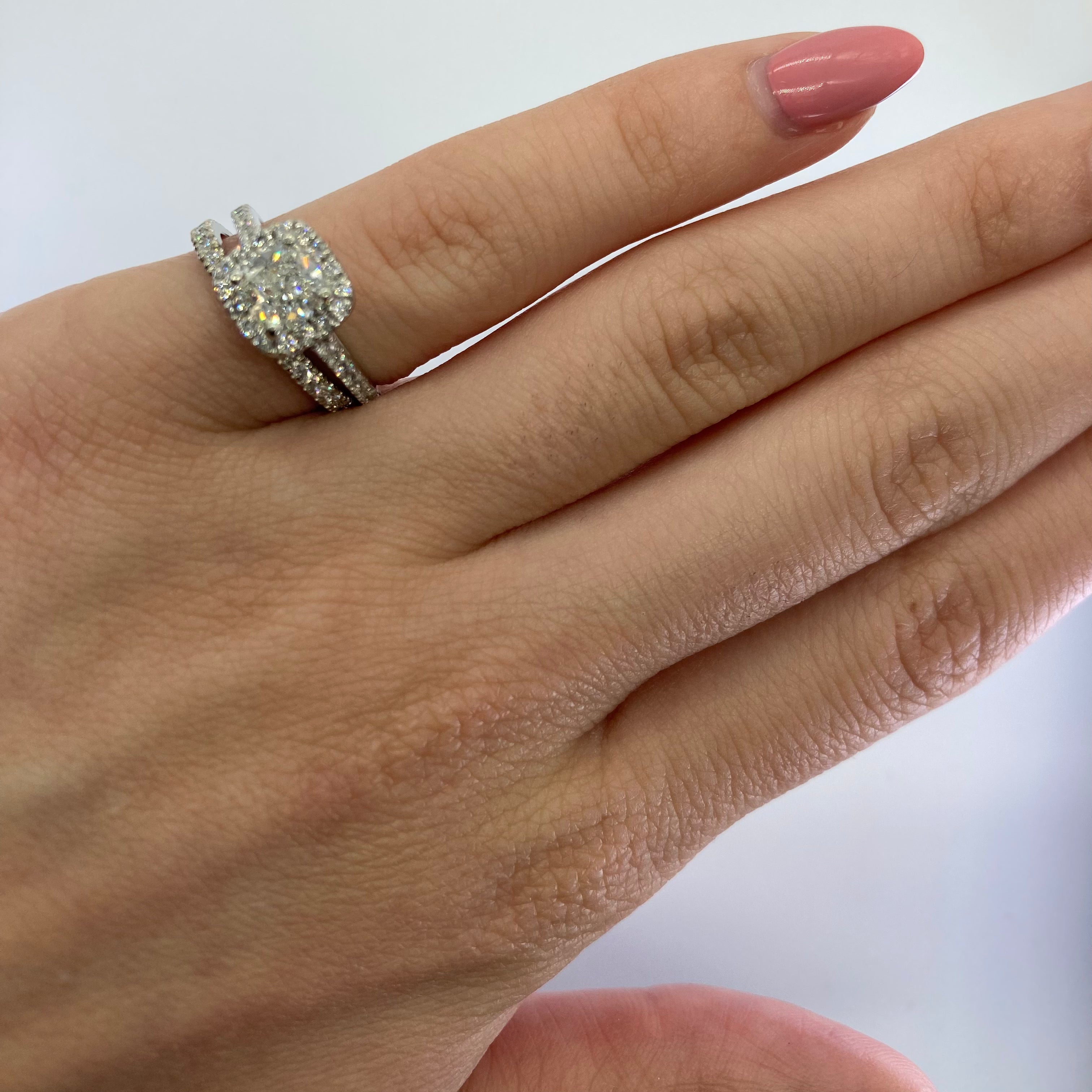 Alliance en diamant certifiée GIA | 1,65 ct VS2 G | Taille 3,75 | 
