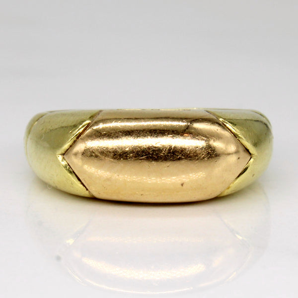 18k Two Tone Gold Ring | SZ 4.75 |
