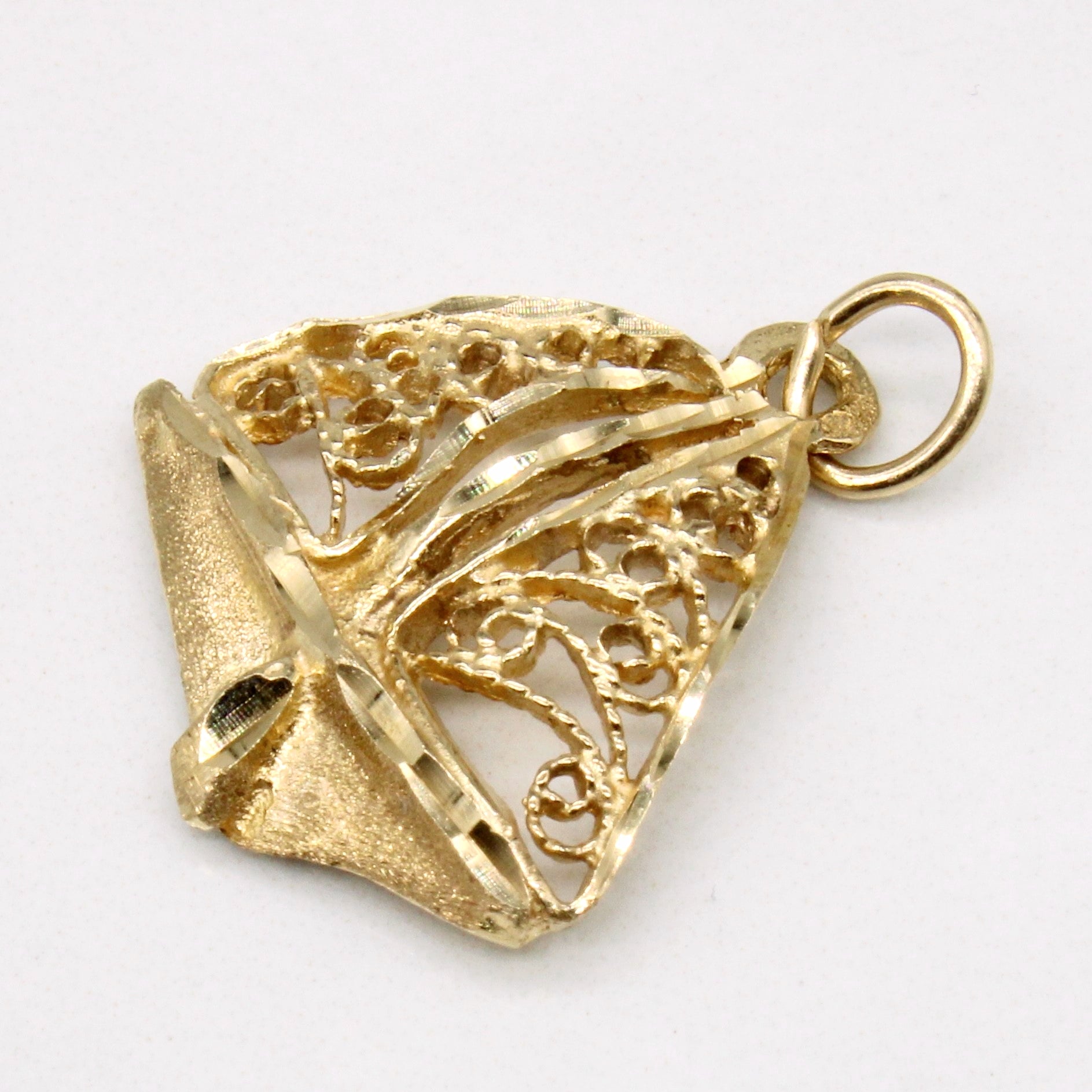 10k Yellow Gold Boat Charm