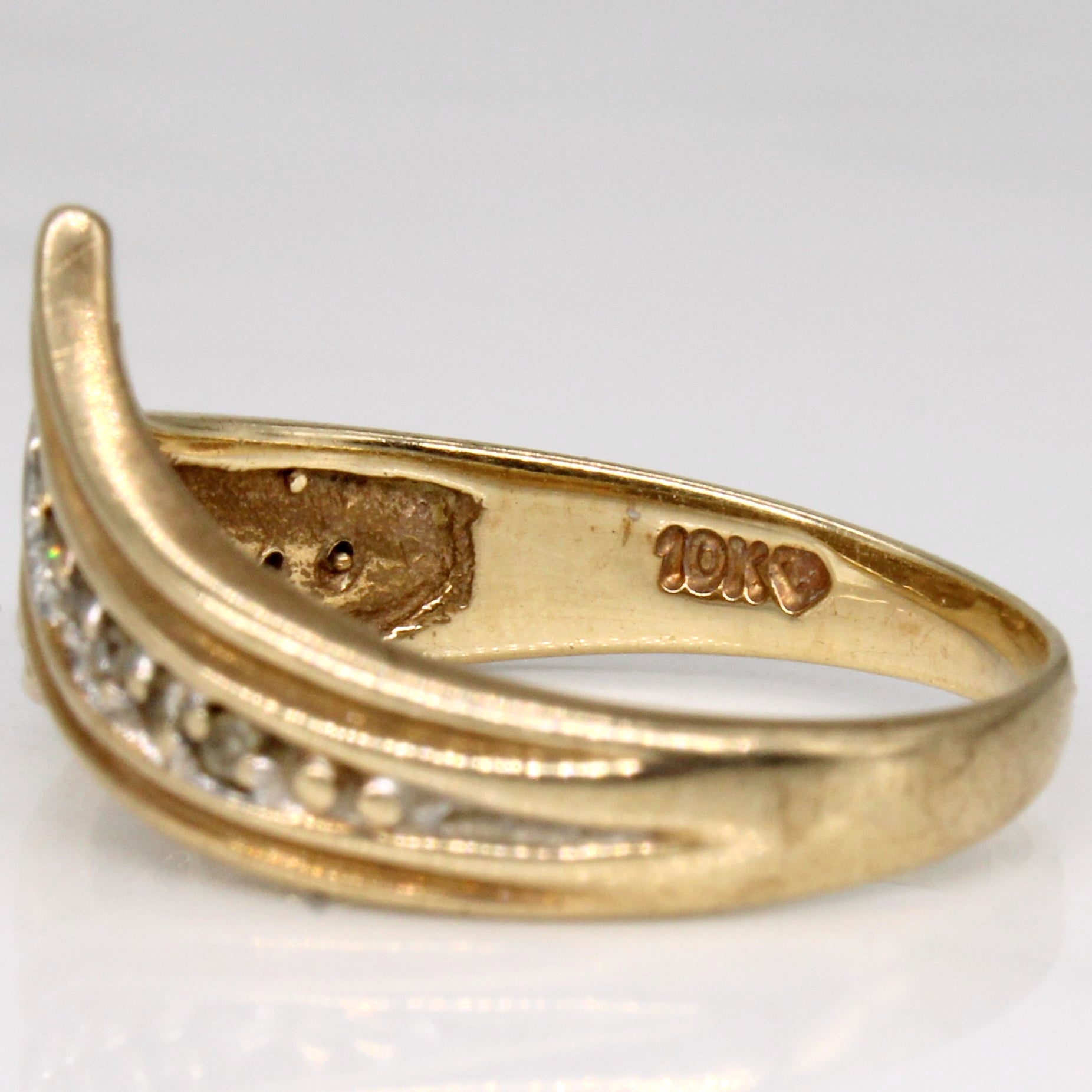 Diamond Contour Ring | 0.07ctw | SZ 6.75 |
