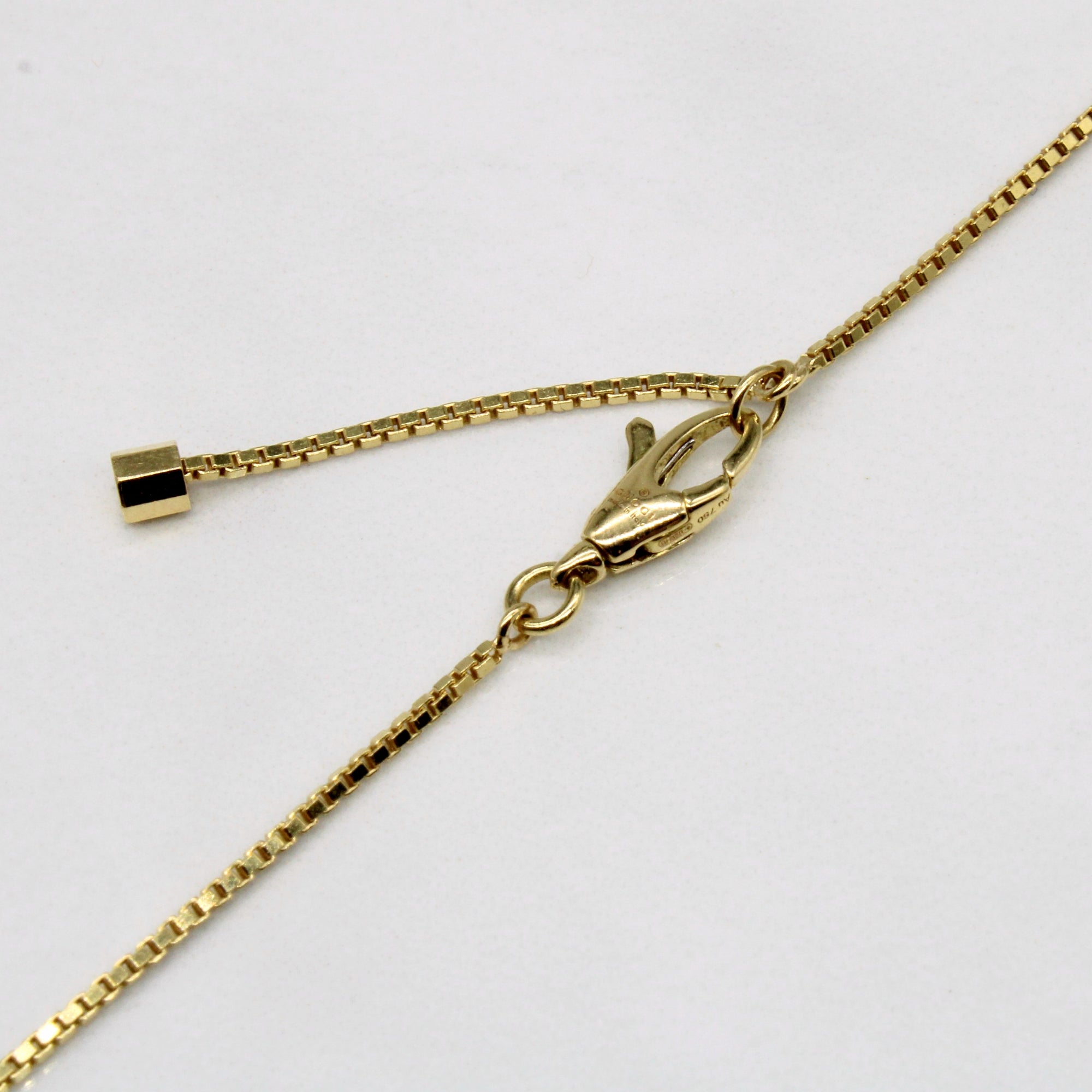 'Gucci' 18k Yellow Gold Necklace | 16