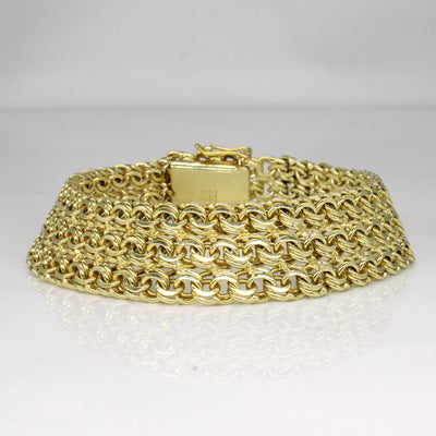 14k Yellow Gold Bracelet | 7.5
