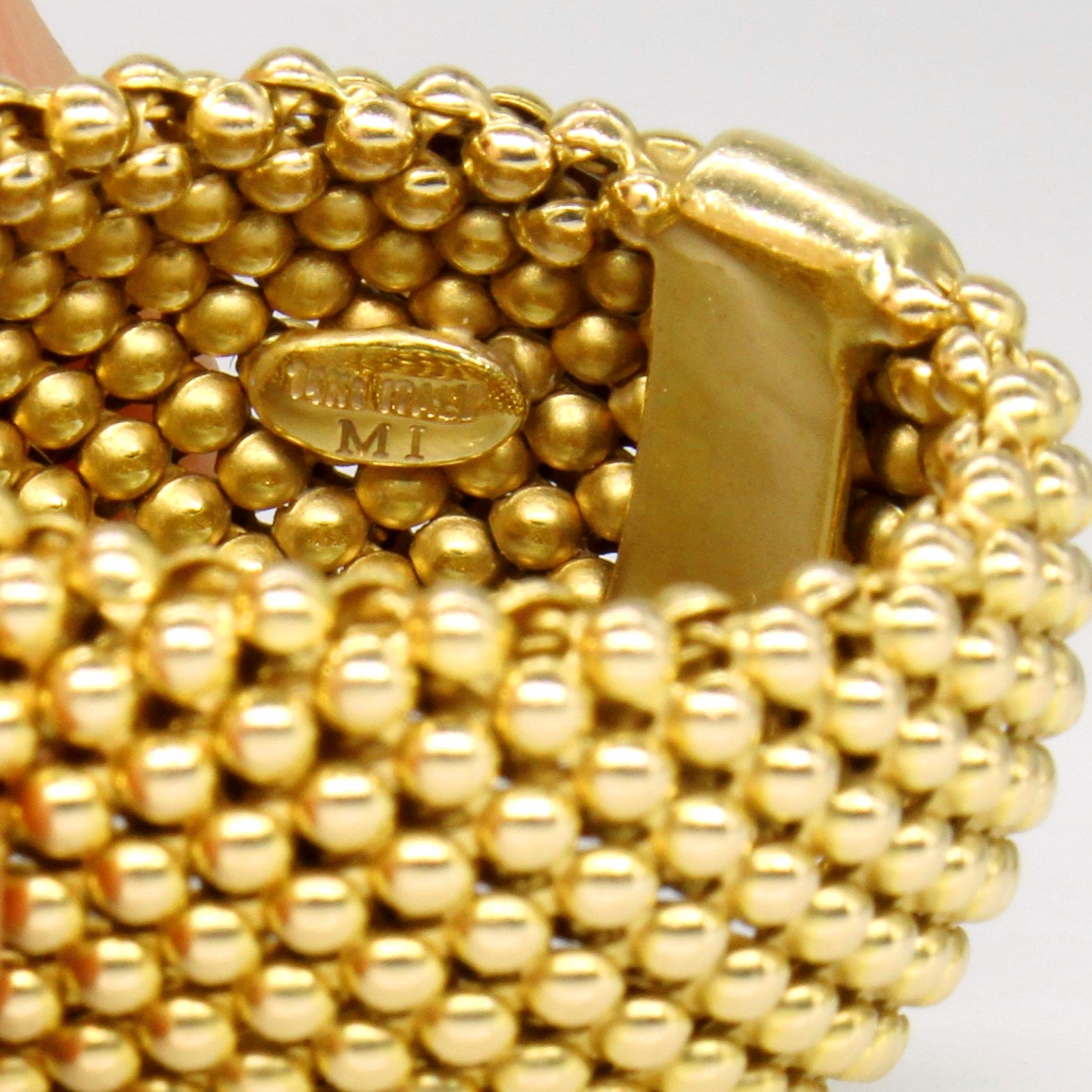 Bague en or jaune 14 carats | Taille 6,5 | 