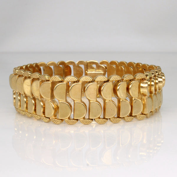 18k Yellow Gold Bracelet | 7.5