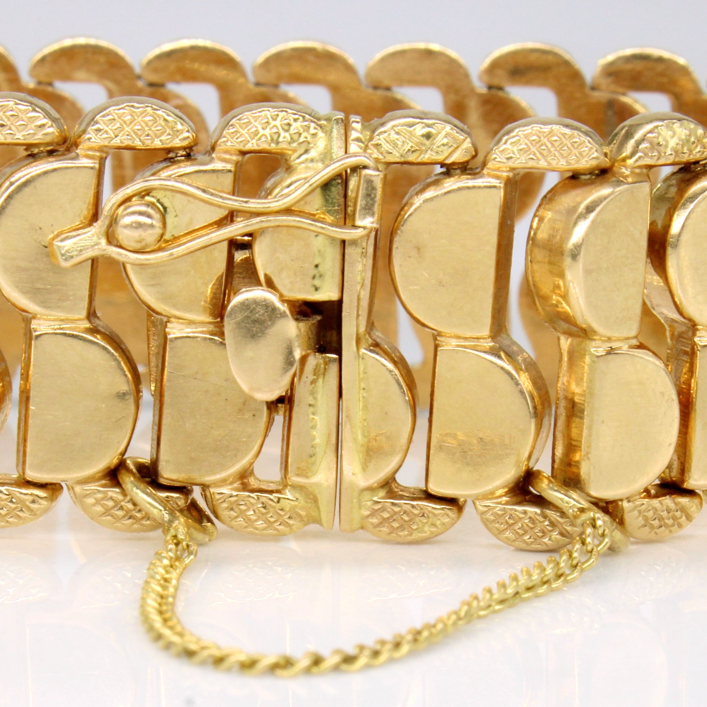 Vintage Italian 18k Yellow Gold Bracelet | 7.5" |