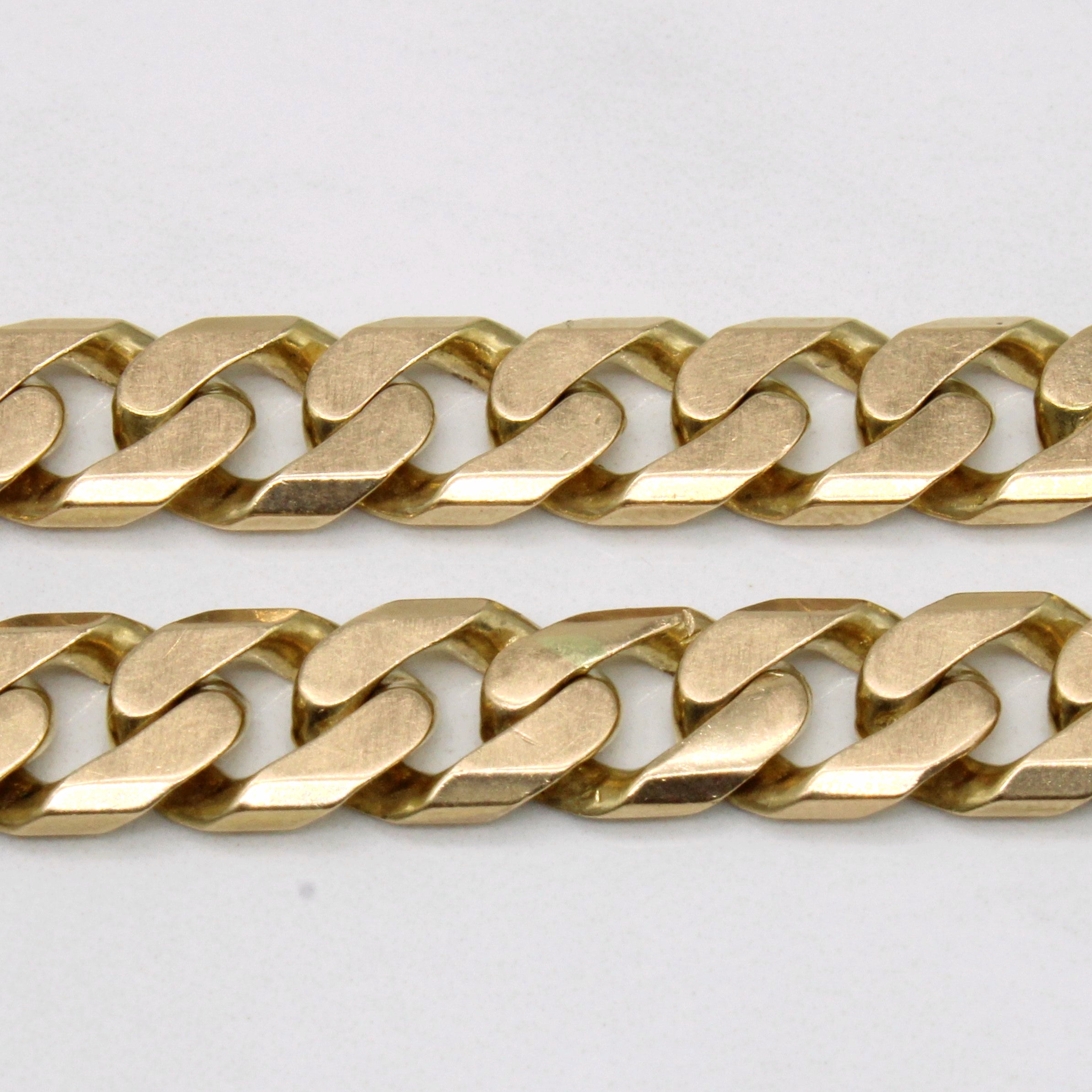 10k Yellow Gold Curb Link Bracelet | 9.25" |