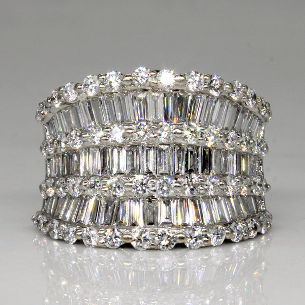 Diamond Cluster Ring | 3.60ctw | SZ 7.5 |