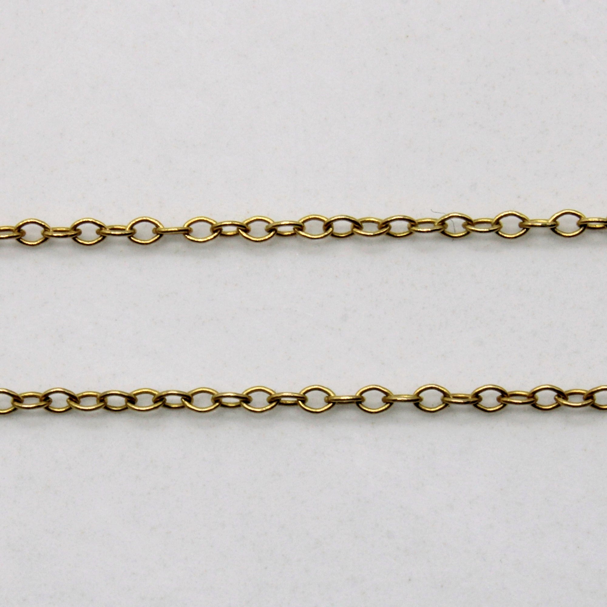1979 Hallmarked Garnet Pendant & Necklace | 1.15ctw | 18