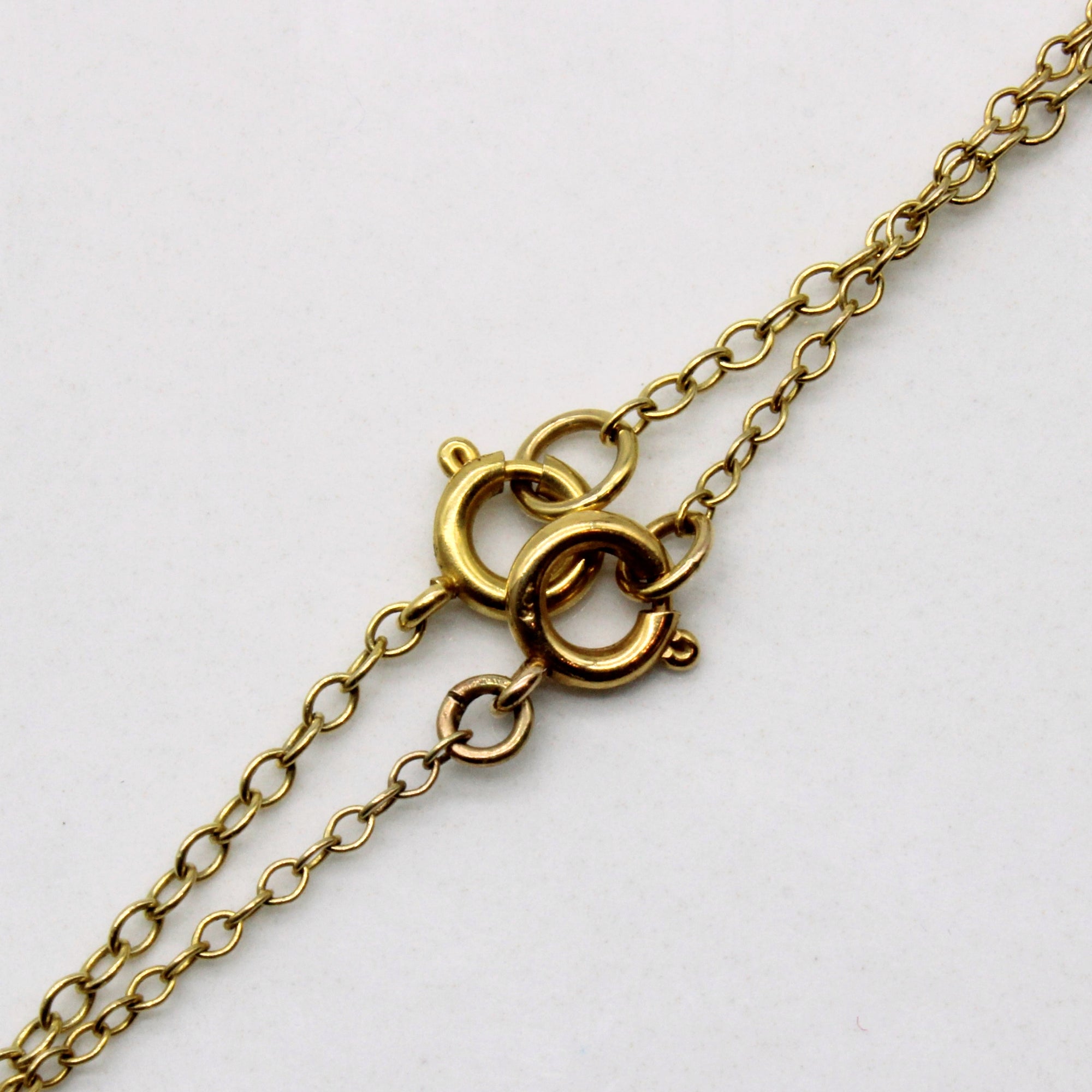 1979 Hallmarked Garnet Pendant & Necklace | 1.15ctw | 18