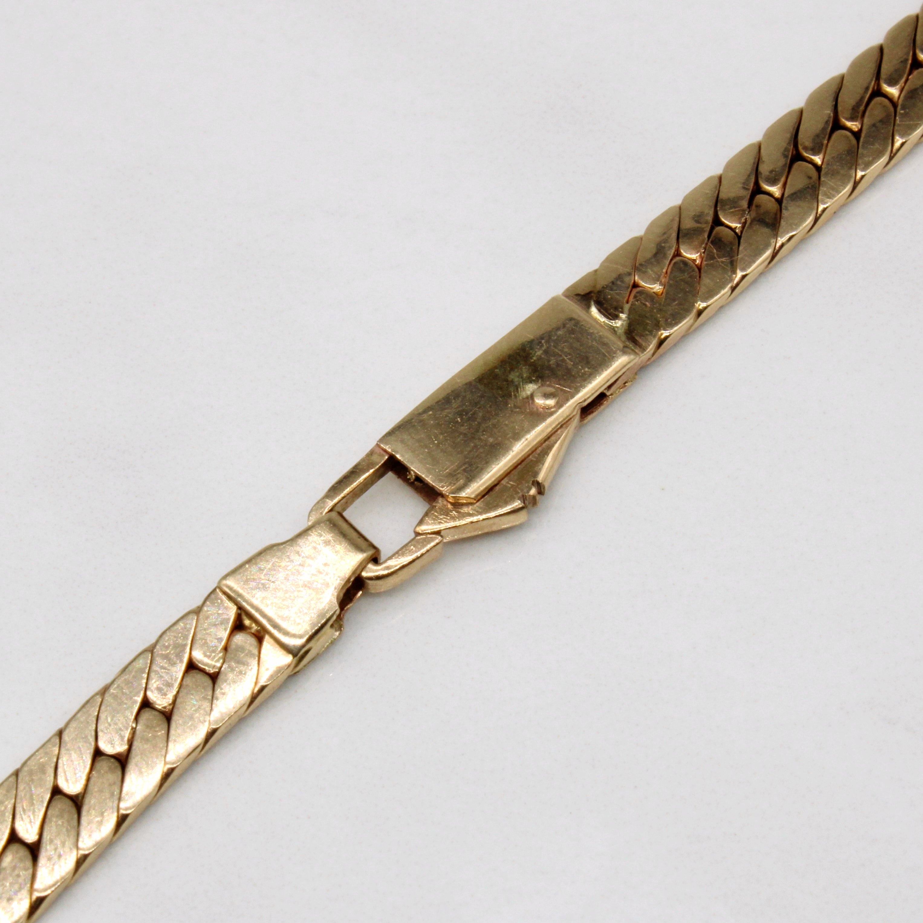 10k Yellow Gold Curb Link Chain | 15" |