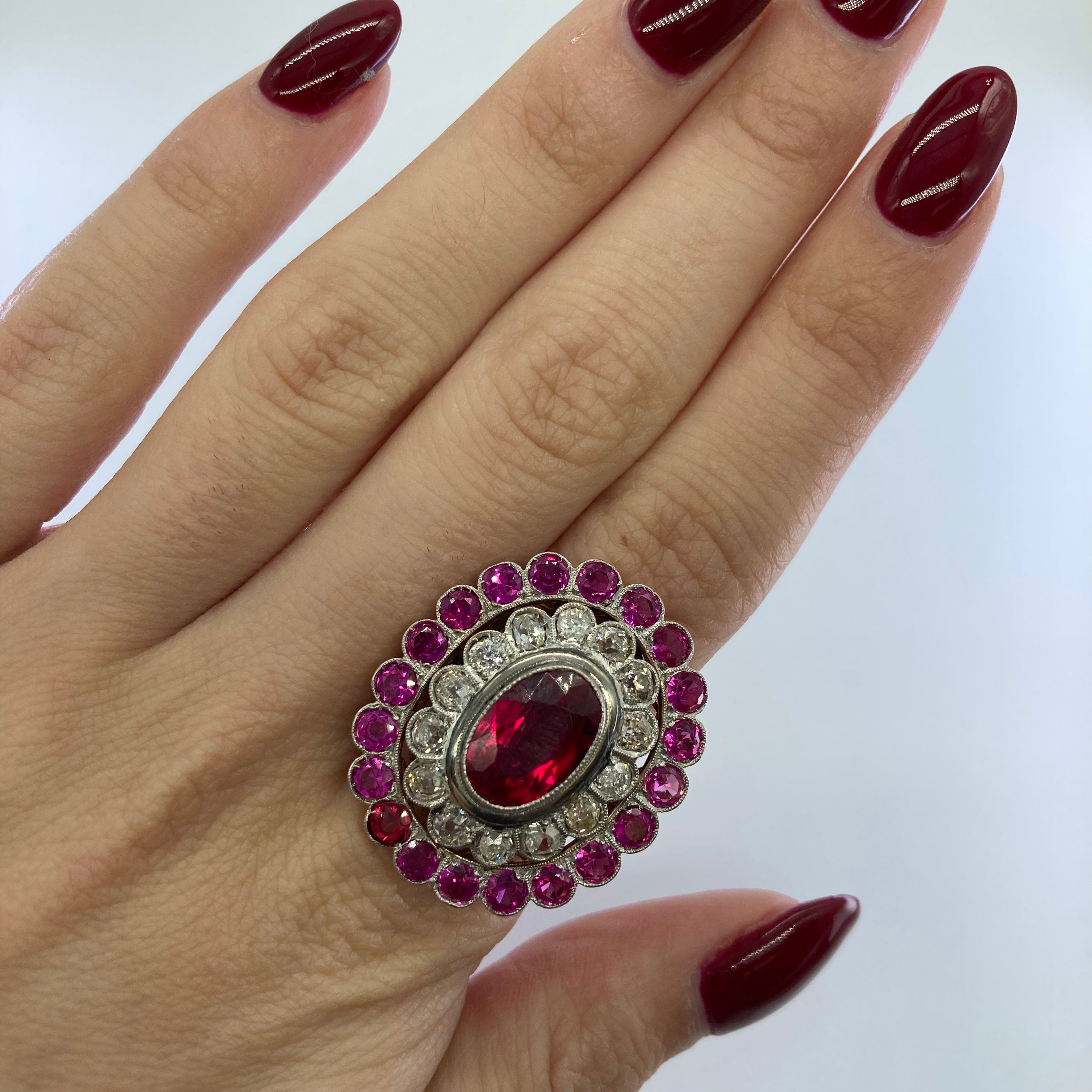 Multi Gem Cocktail Ring | 7.22ctw | SZ 8.25 |