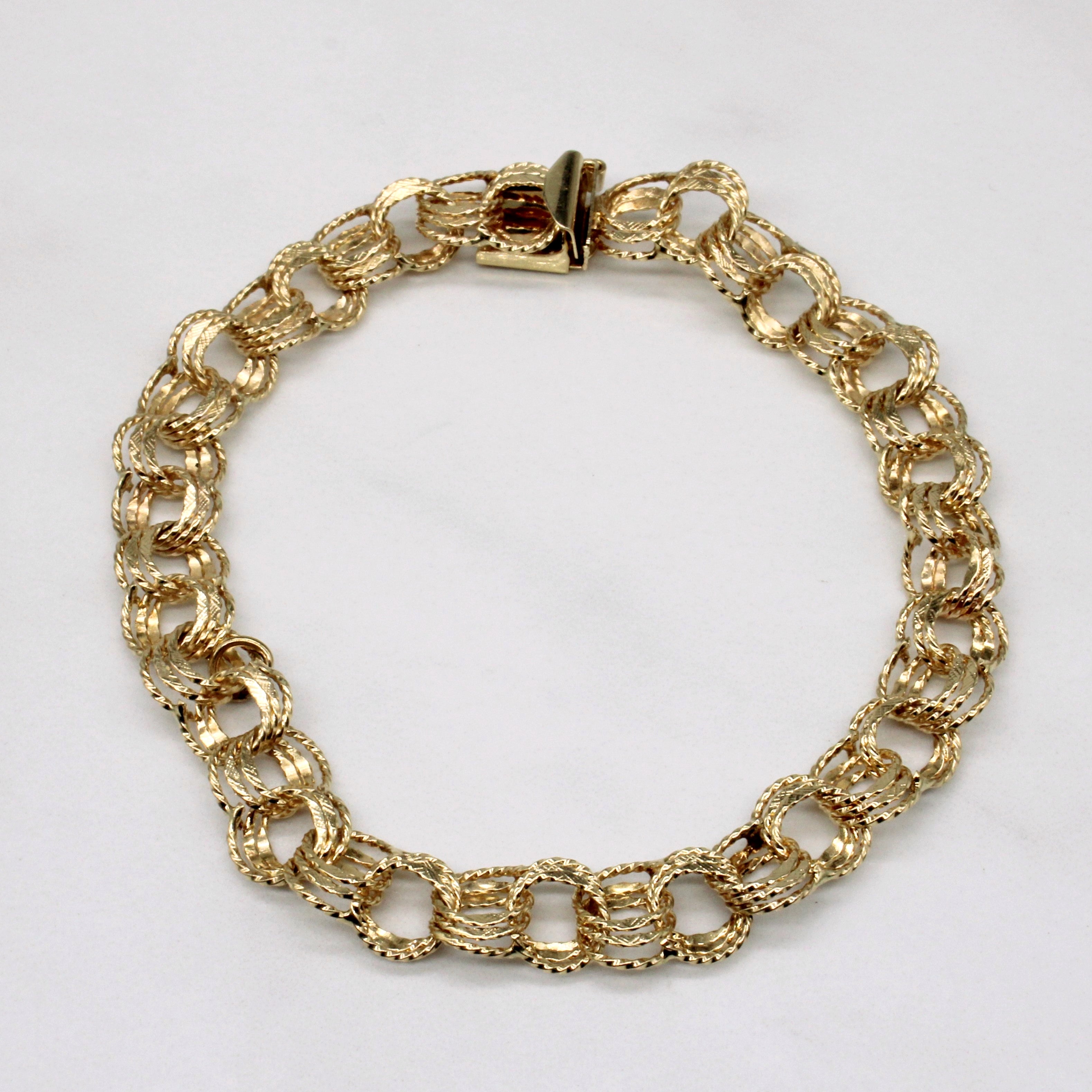 14k Yellow Gold Bracelet | 7.75" |