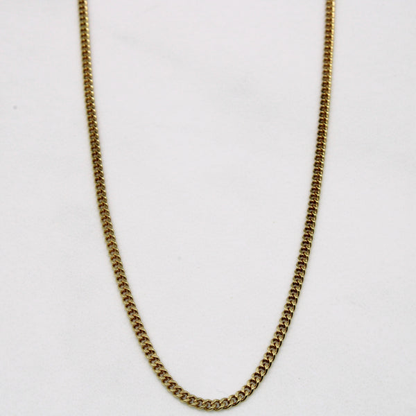 9k Yellow Gold Necklace | 18