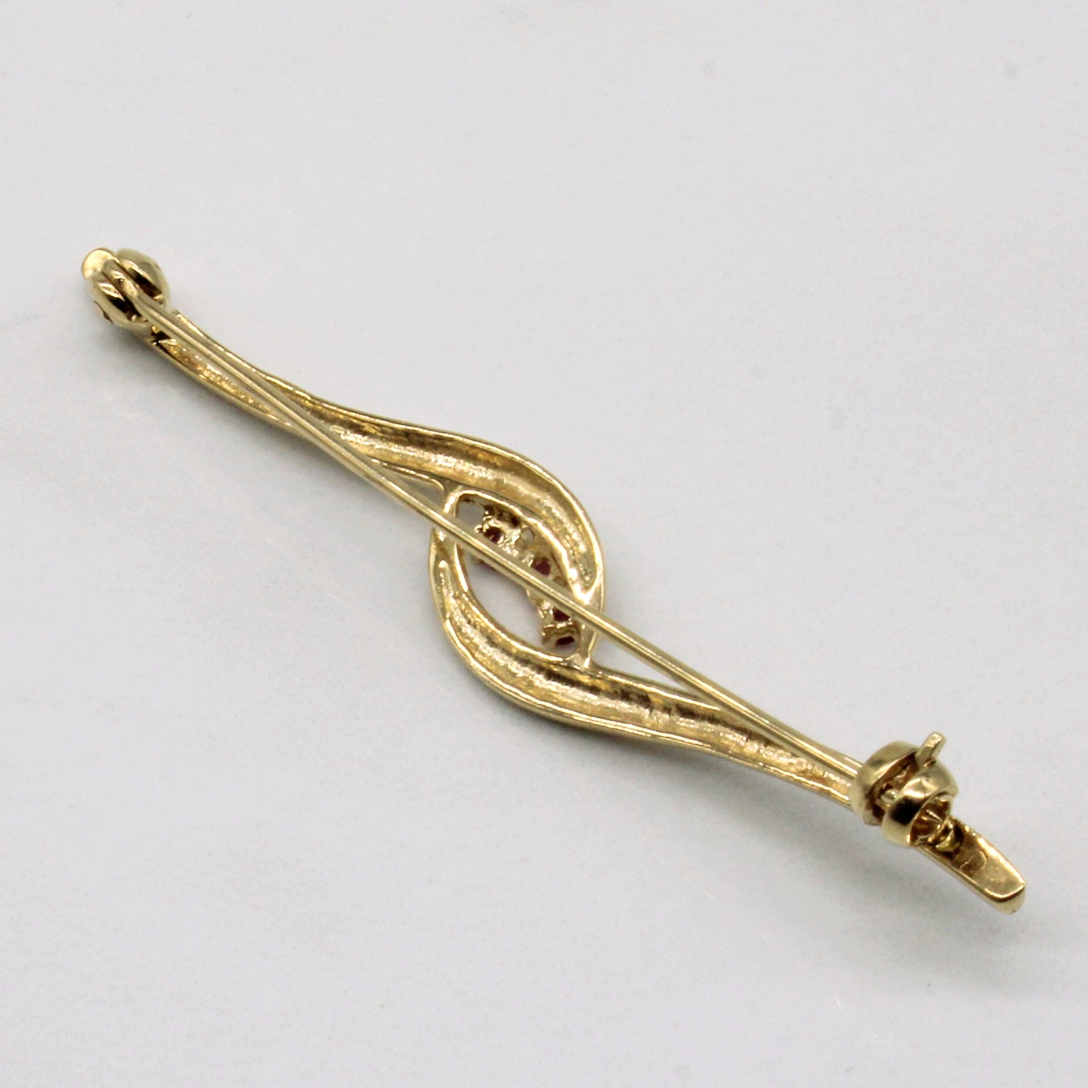 Ruby Waterfall Brooch | 0.09ctw |
