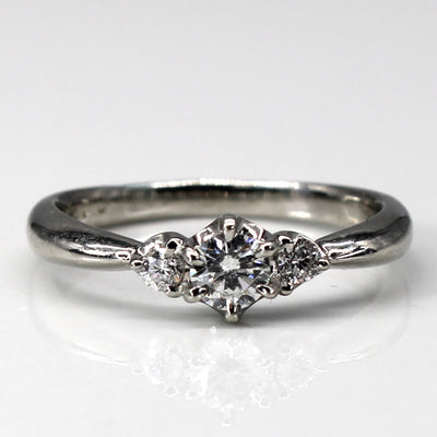 Three Stone Diamond Ring | 0.28ctw | SZ 5.25 |