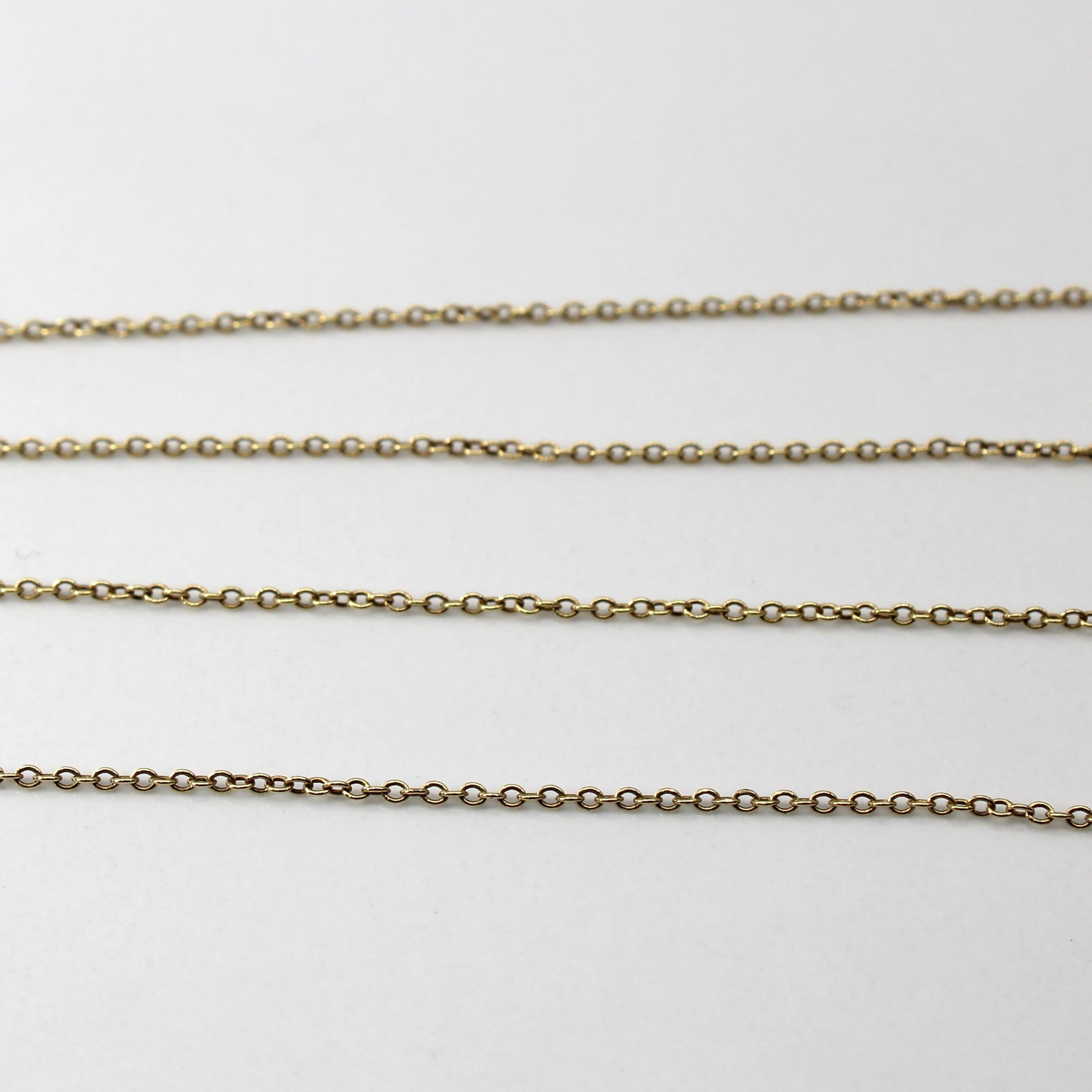 'Birks' Solitaire Diamond Pendant Necklace | 0.43ct | 18"|
