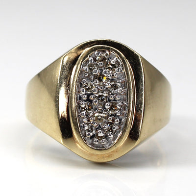 Cluster Set Diamond Ring | 0.28ctw | SZ 11 |