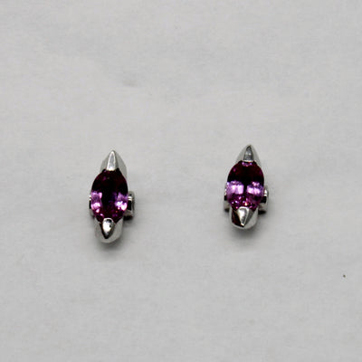 Pink Sapphire & Diamond Earrings | 1.00ctw, 0.10ctw |