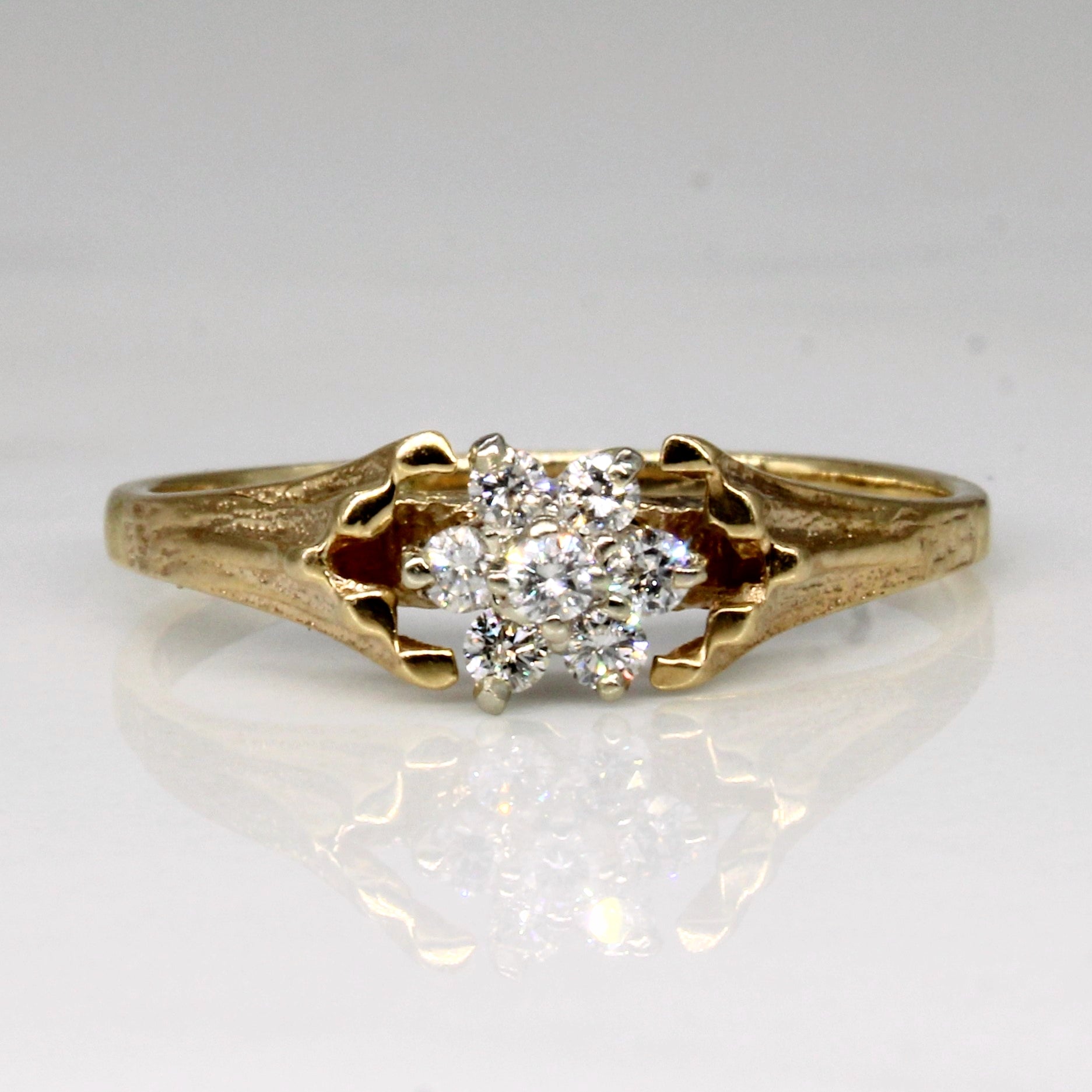 Diamond Cluster Set Ring | 0.12ctw | SZ 7.25 |