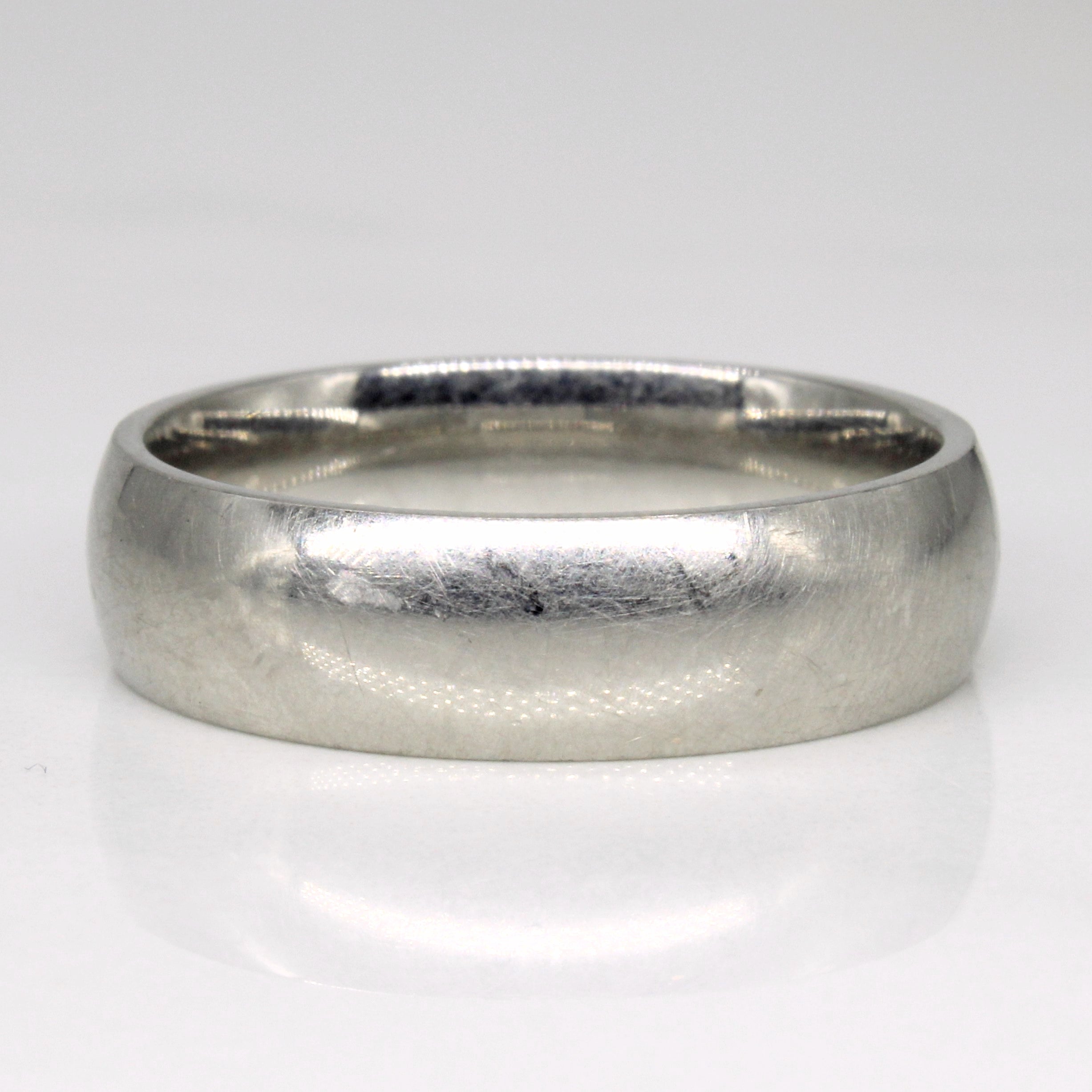 Anneau de platine de Birks | Taille 10,25 | 