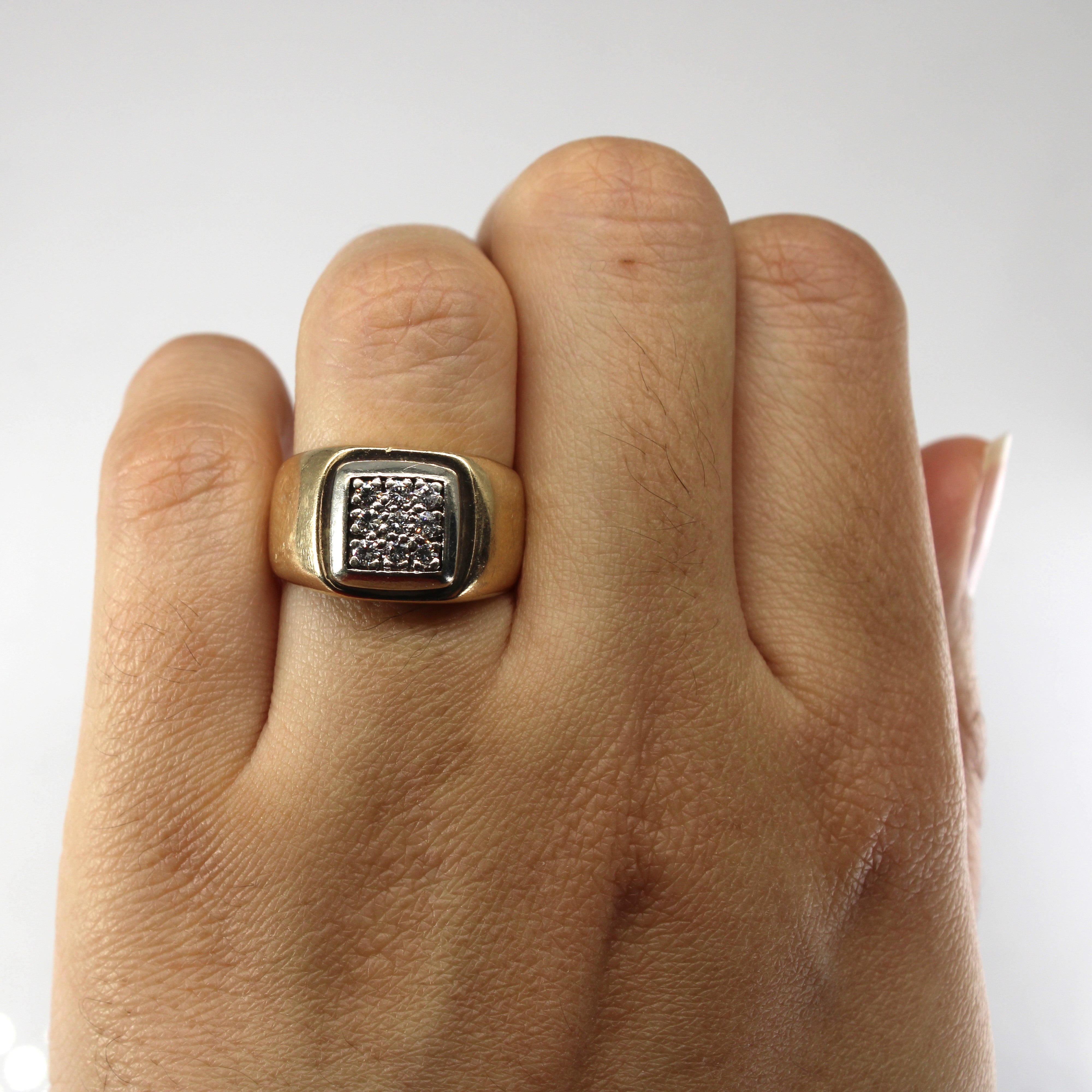 Cluster Set Diamond Ring | 0.27ctw | SZ 5.5 |