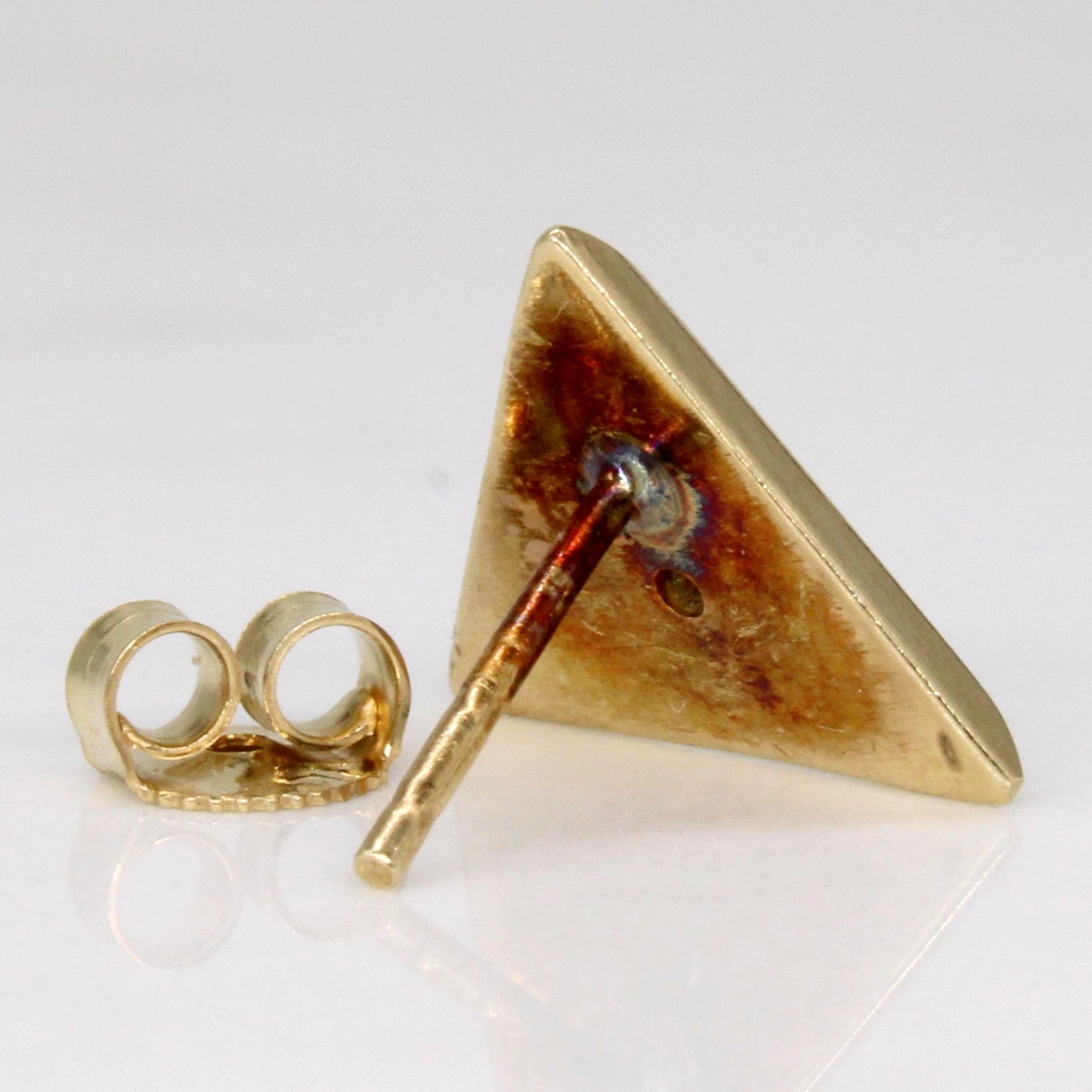 Diamond Triangle Earrings | 0.06ctw |