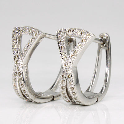 Diamond Huggie Earrings | 0.30ctw |