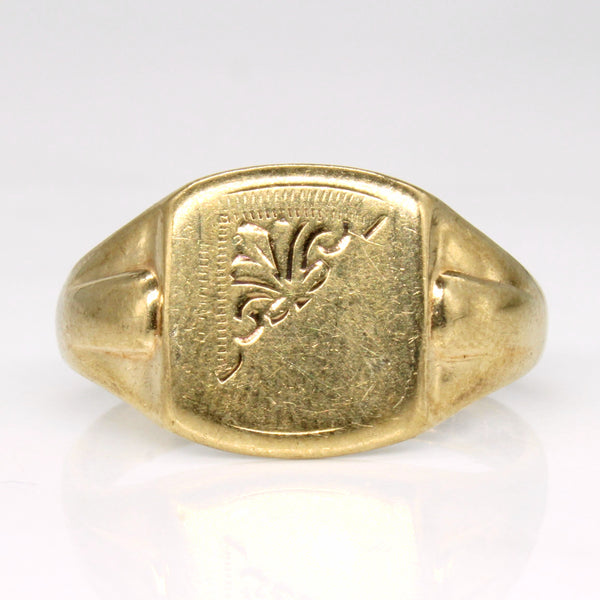 1965 9k Yellow Gold Ring | SZ 9 |