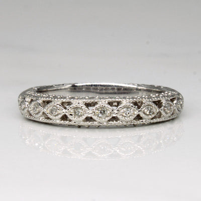 Ornate Diamond Ring | 0.20ctw | SZ 5.75 |