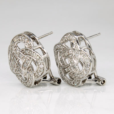 Diamond Knot Earrings | 0.40ctw |